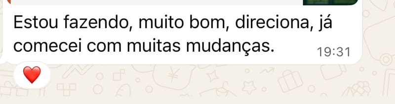 💬 JÁ COMEÇOU A MUDAR
