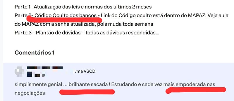 💬 BRILHANTE SACADA