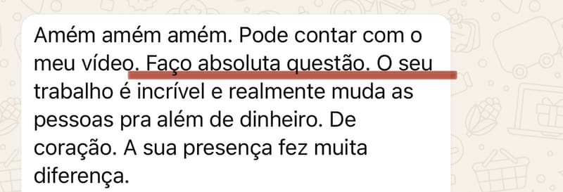🎥 PODE CONTAR COM MEU VÍDEO