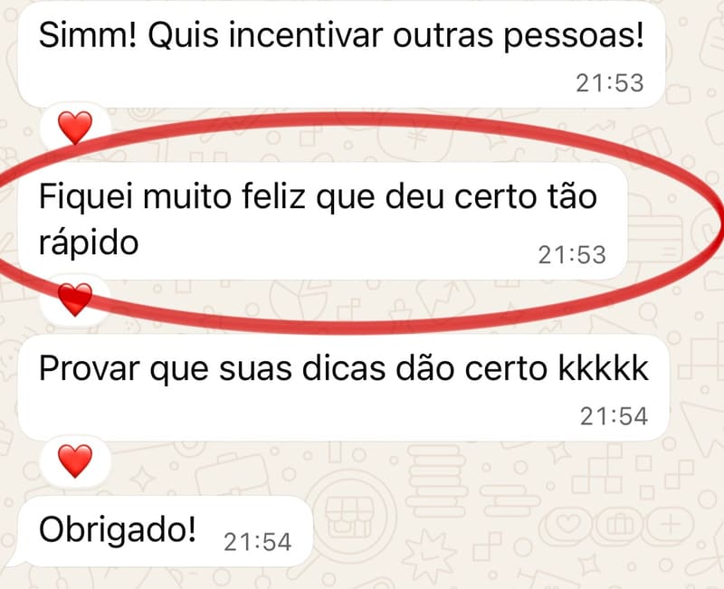 💬 SUAS DICAS DÃO CERTO
