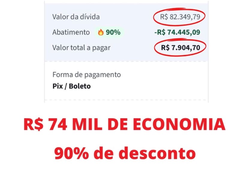 💰 R$ 74 MIL ECONOMIA