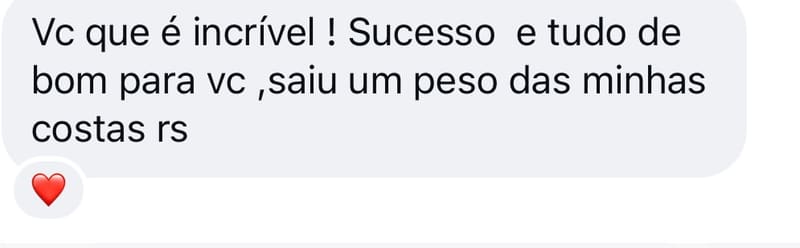 💚 SAIU UM PESO DAS COSTAS