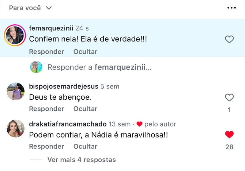 ❤️ CONFIEM NELA, É DE VERDADE