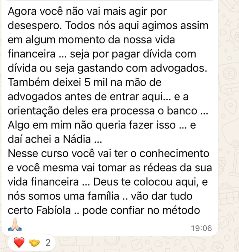 ⚖️ NÃO VAI MAIS AGIR POR DESESPERO