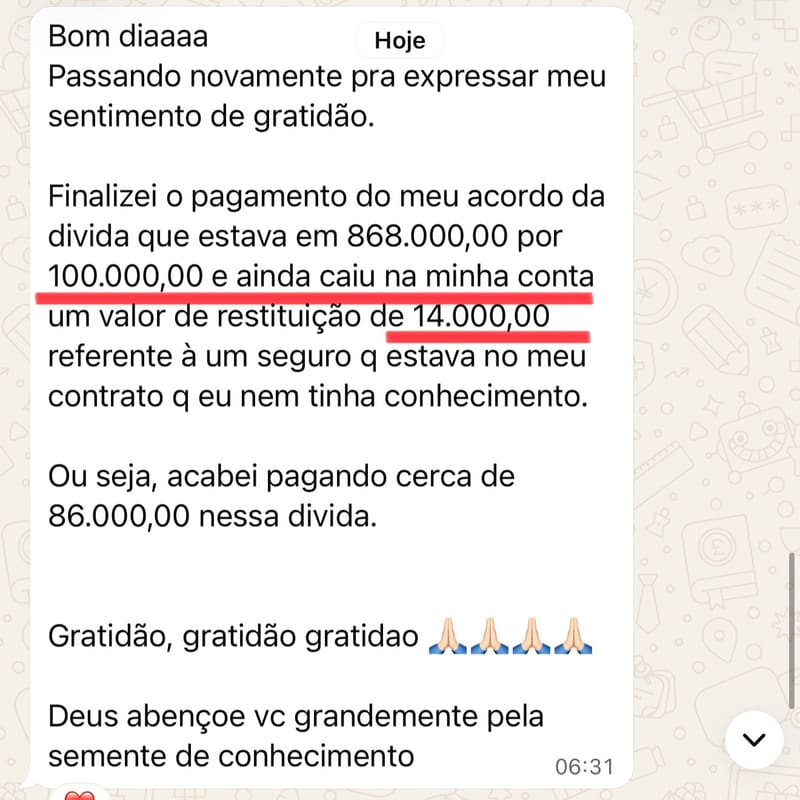 💎 R$ 868 MIL POR R$ 100 MIL