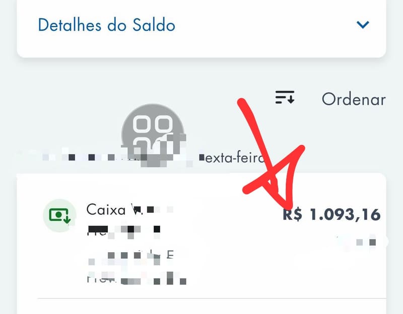 💰 ESTORNO DE R$ 1.093,16
