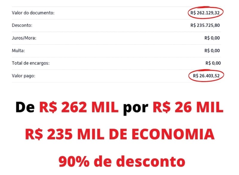 💎 R$ 235 MIL DE ECONOMIA