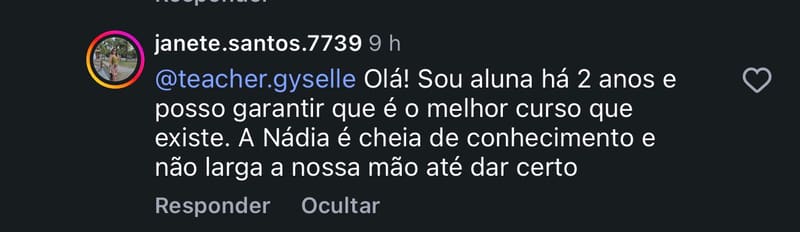 ⭐ ALUNA HÁ 2 ANOS