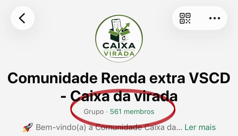 🚀 561 PESSOAS NA COMUNIDADE